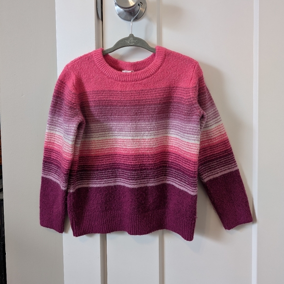 Gap Girls Pink and Purple Sweater - Picture 3 of 3